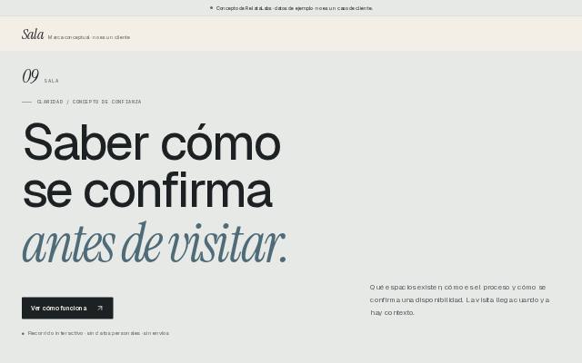 Sala · Confianza