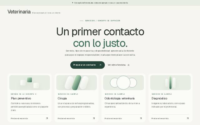 Veterinaria · Captación
